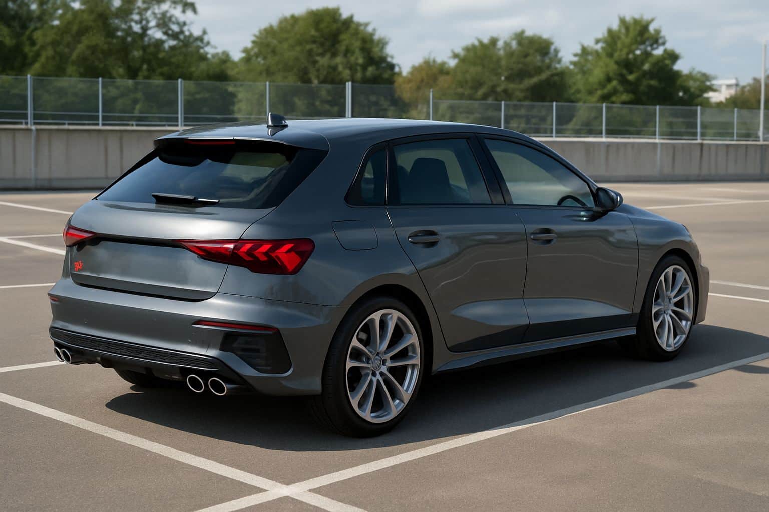 Finance Audi A3 - audi a3 s3 2020 onwards rear angle