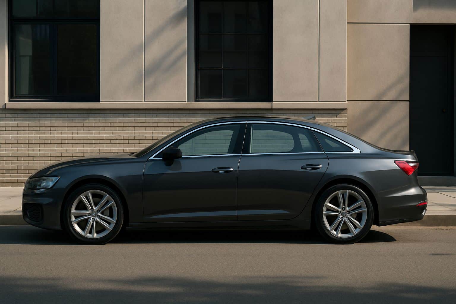Finance Audi A6 - audi a6 saloon 2018 onwards full side profile