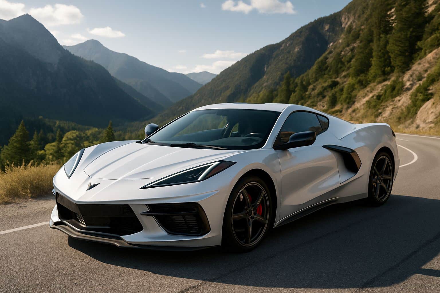 Finance Chevrolet Corvette - chevrolet corvette stingray coupe 2021 onwards front angle