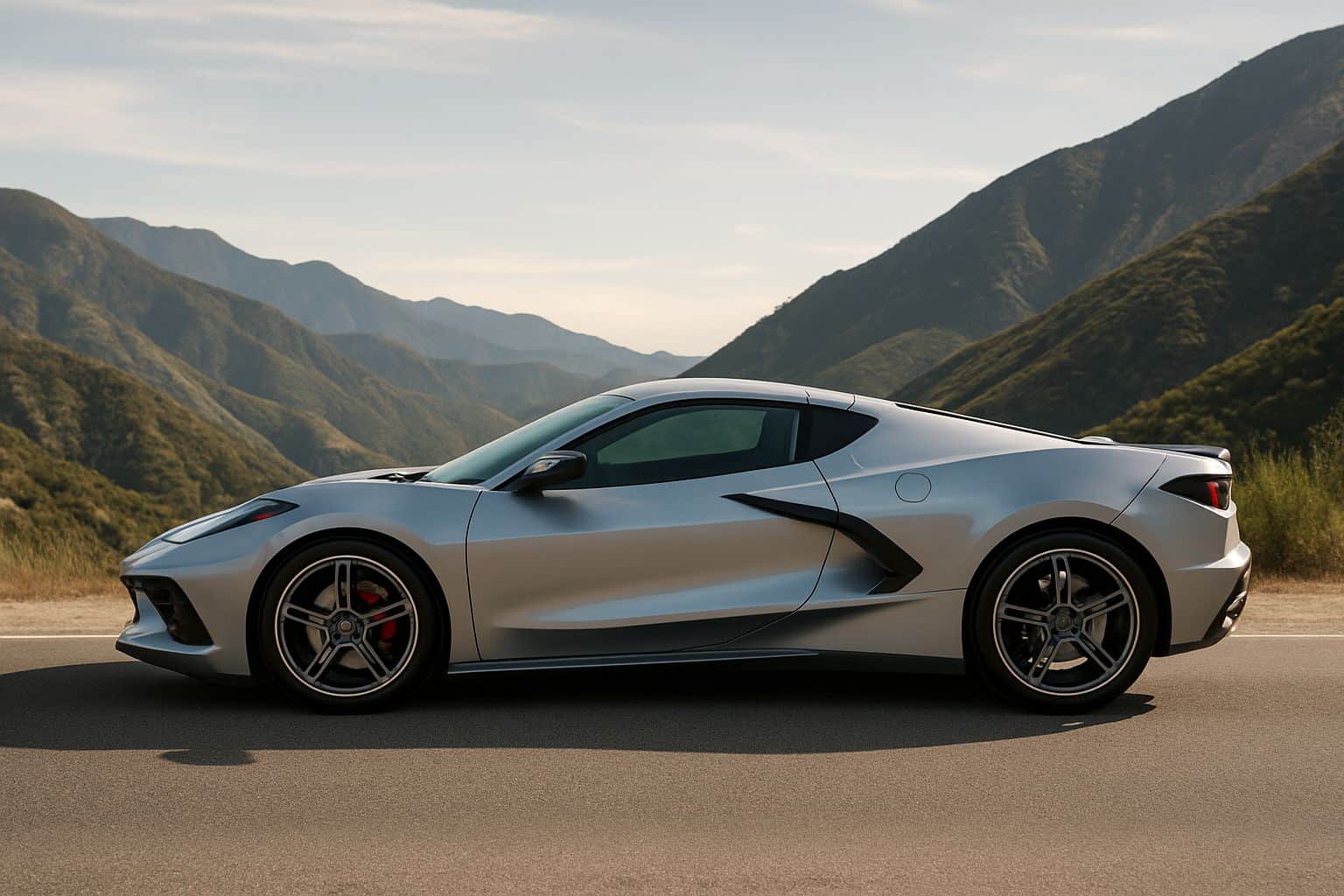 Finance Chevrolet Corvette - chevrolet corvette stingray coupe 2021 onwards full side profile
