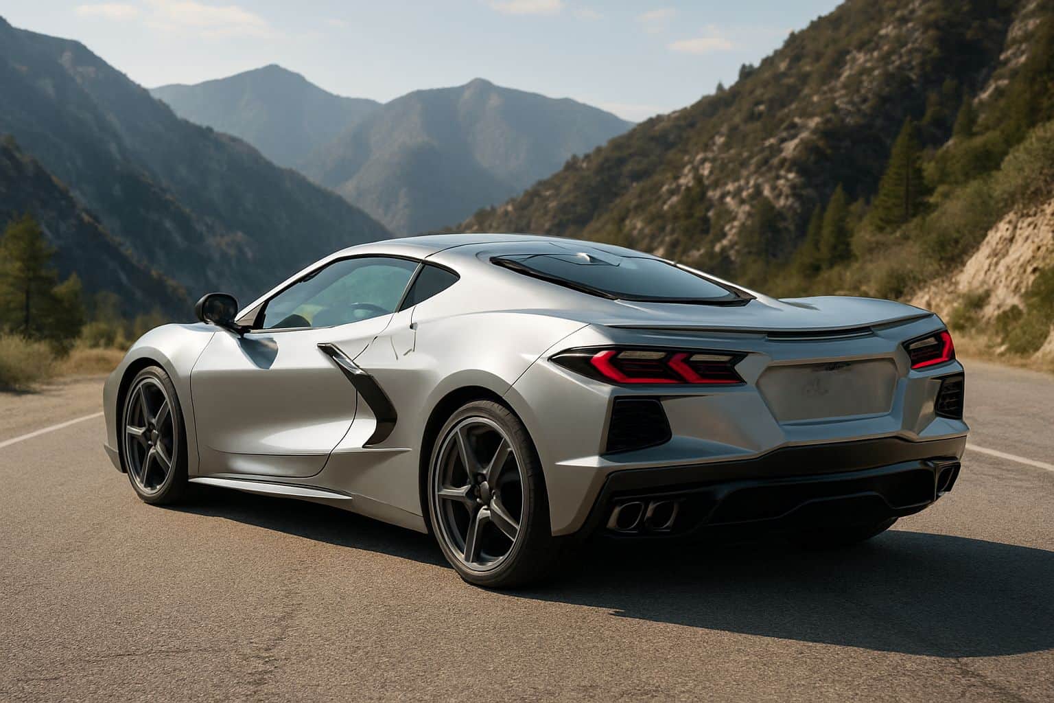 Finance Chevrolet Corvette - chevrolet corvette stingray coupe 2021 onwards rear angle