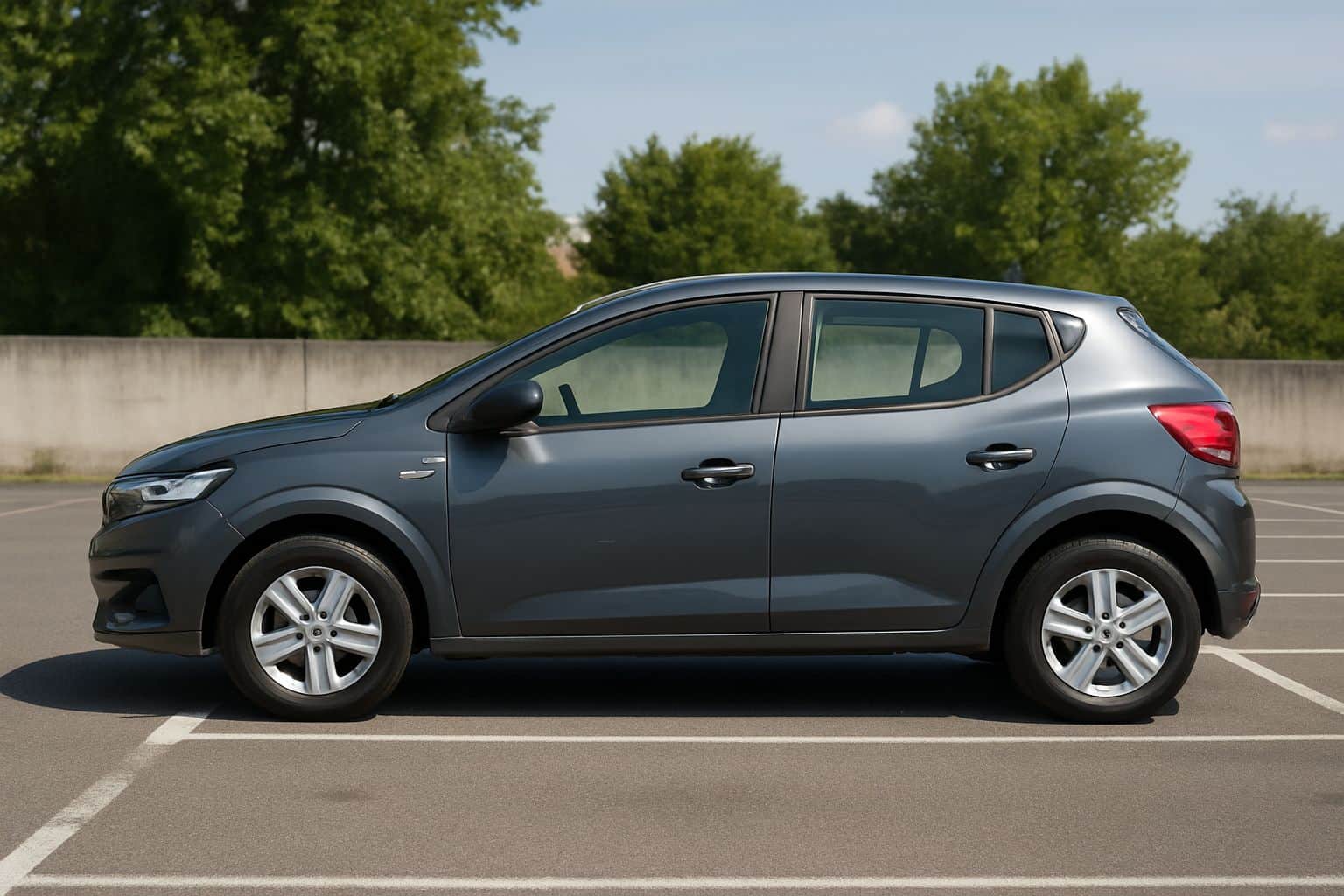 Finance Dacia Sandero - dacia sandero hatchback 2021 onwards full side profile