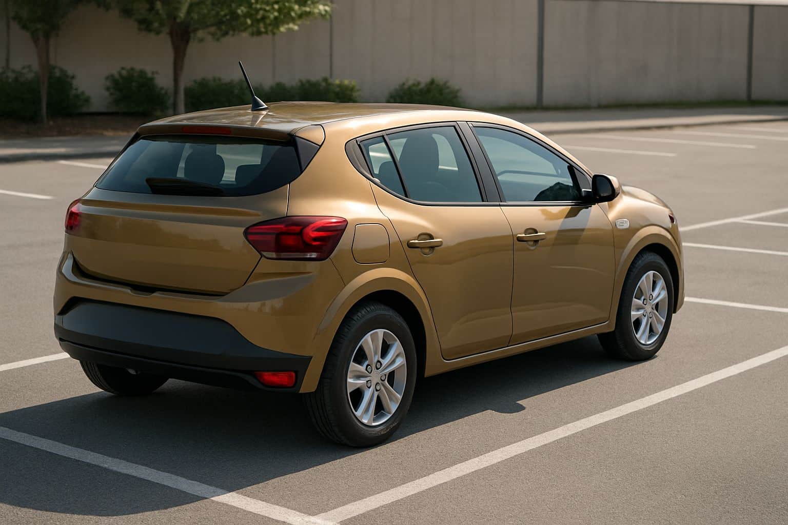 Finance Dacia Sandero - dacia sandero hatchback 2021 onwards rear angle