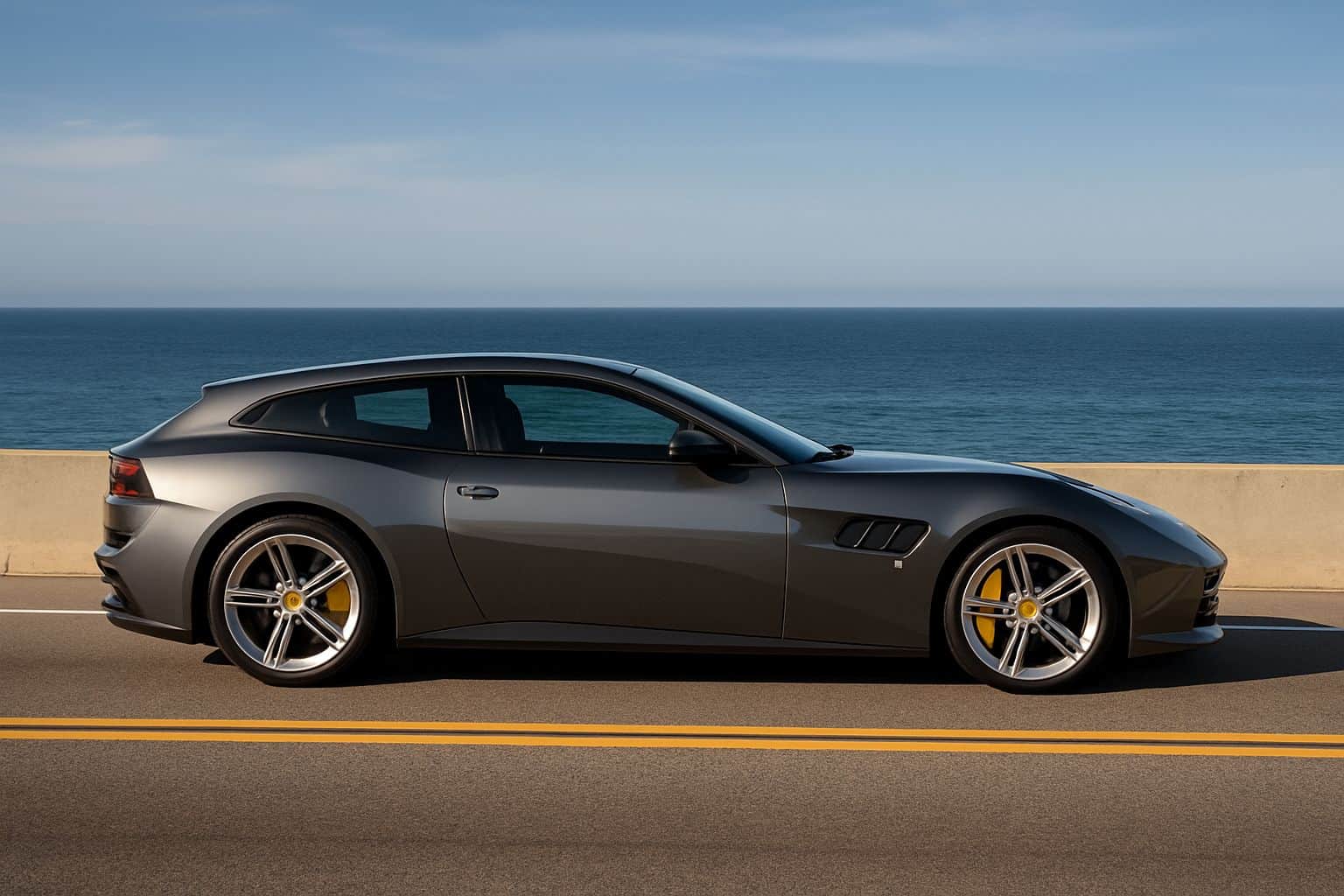 Finance Ferrari GTC4Lusso - ferrari gtc4lusso coupe 2016 2020 full side profile