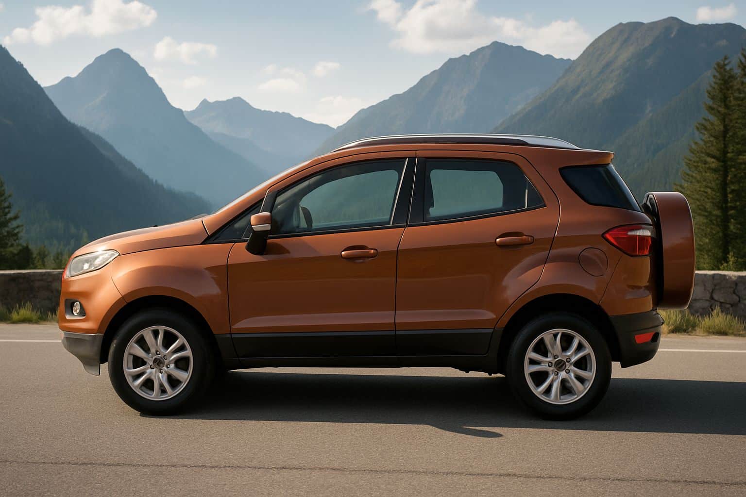 Finance Ford EcoSport - ford ecosport 2014 onwards full side profile