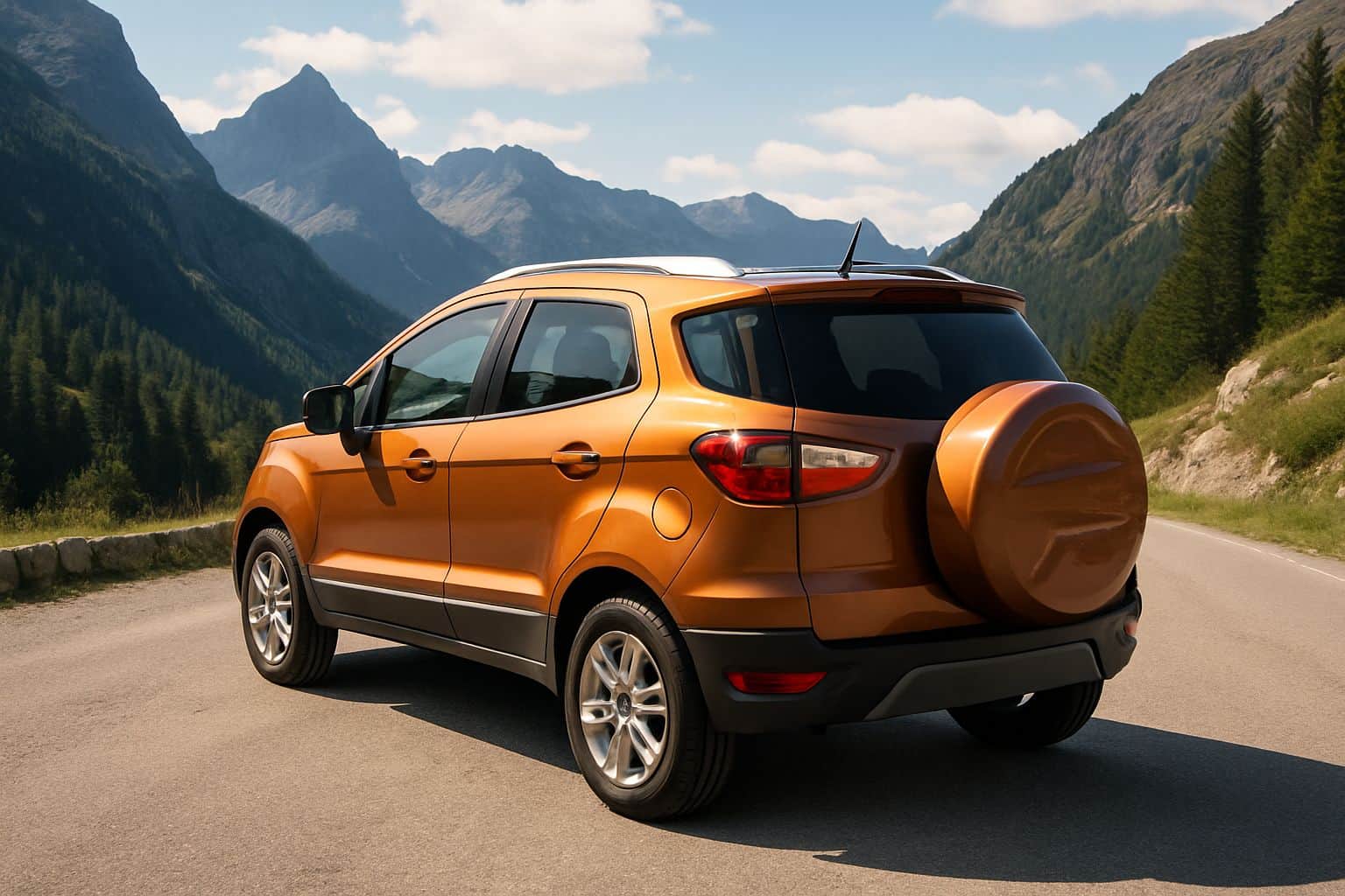 Finance Ford EcoSport - ford ecosport 2014 onwards rear angle