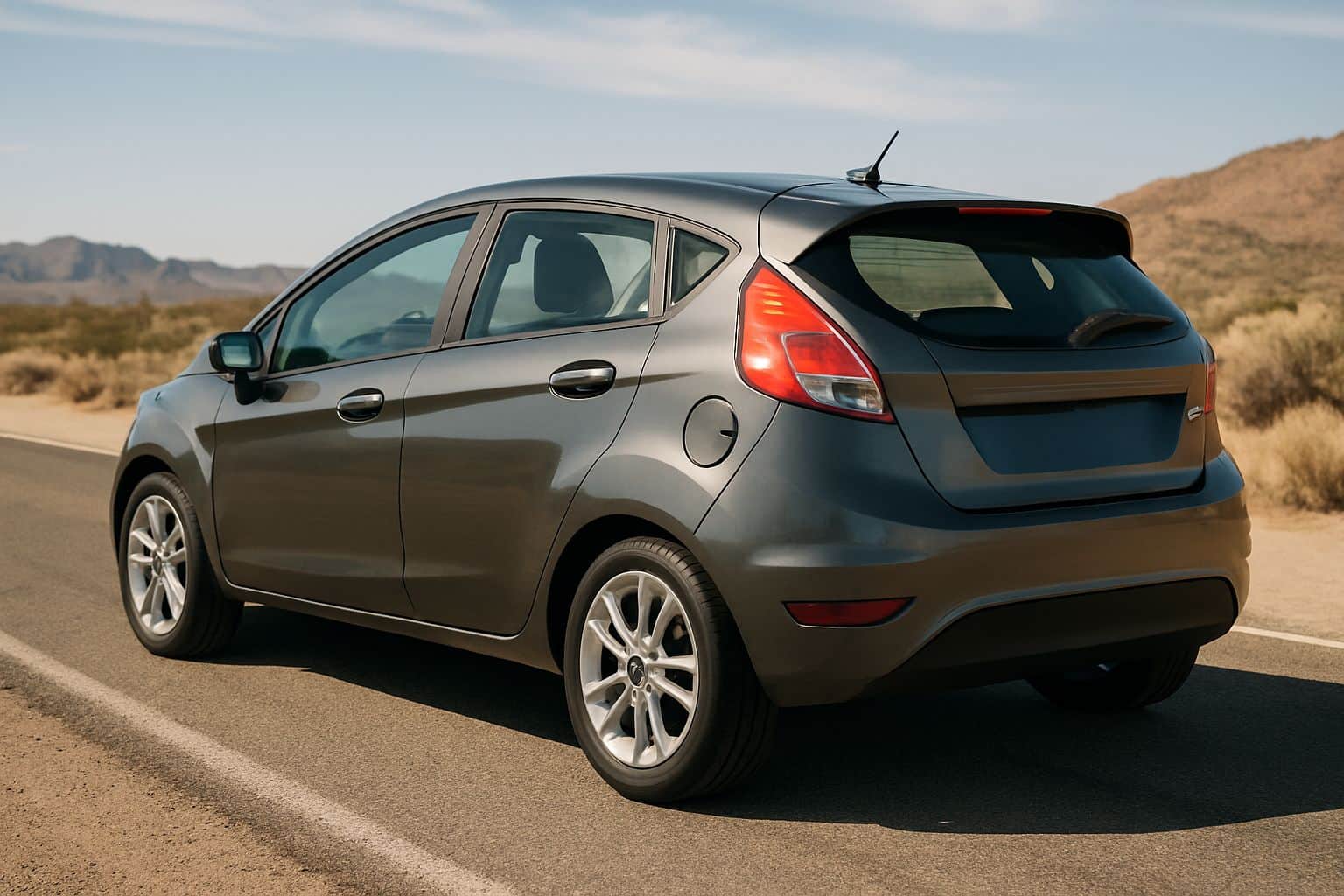 Finance Ford Fiesta - ford fiesta hatchback 2017 2023 rear angle