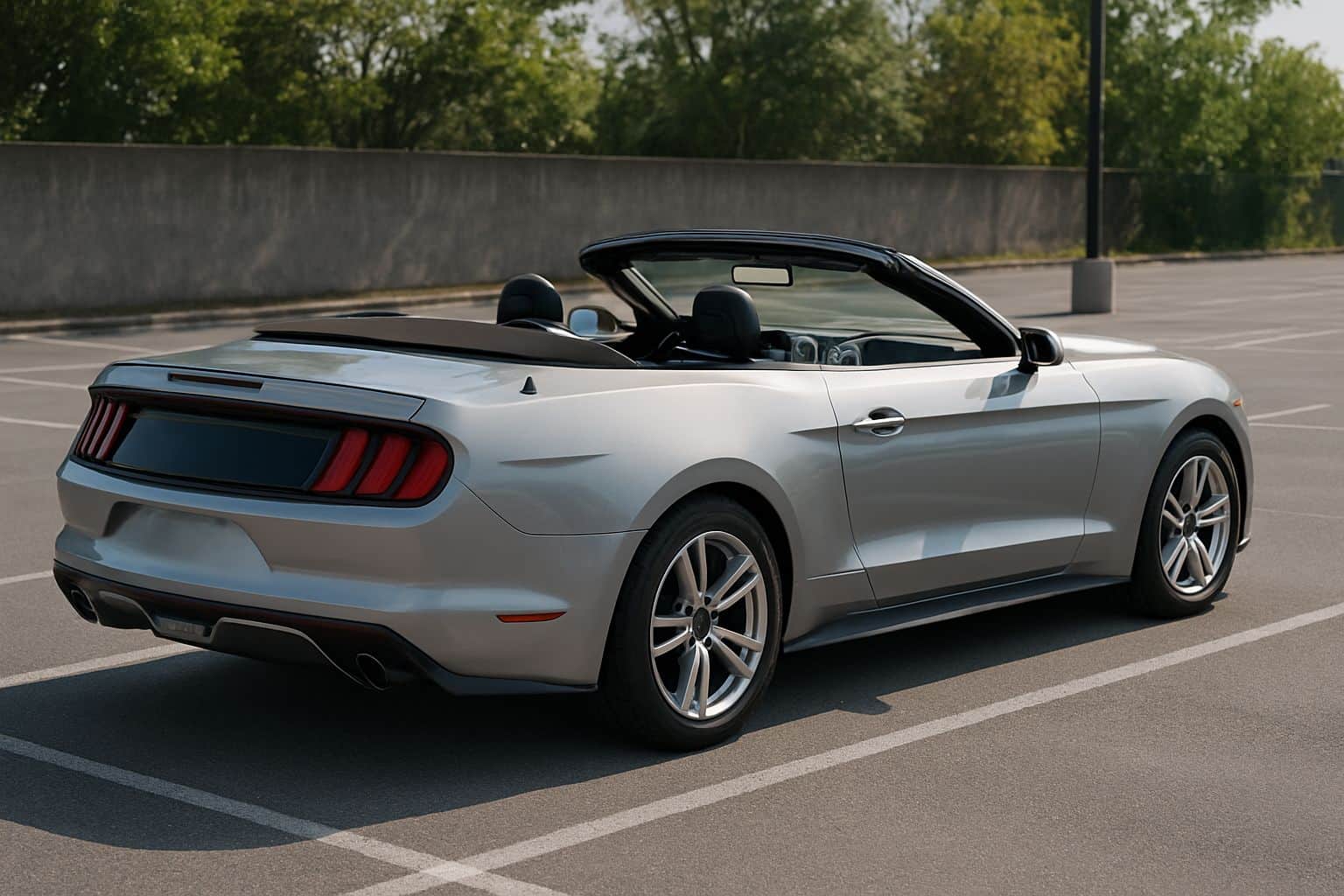 Finance Ford Mustang - ford mustang convertible 2015 onwards rear angle
