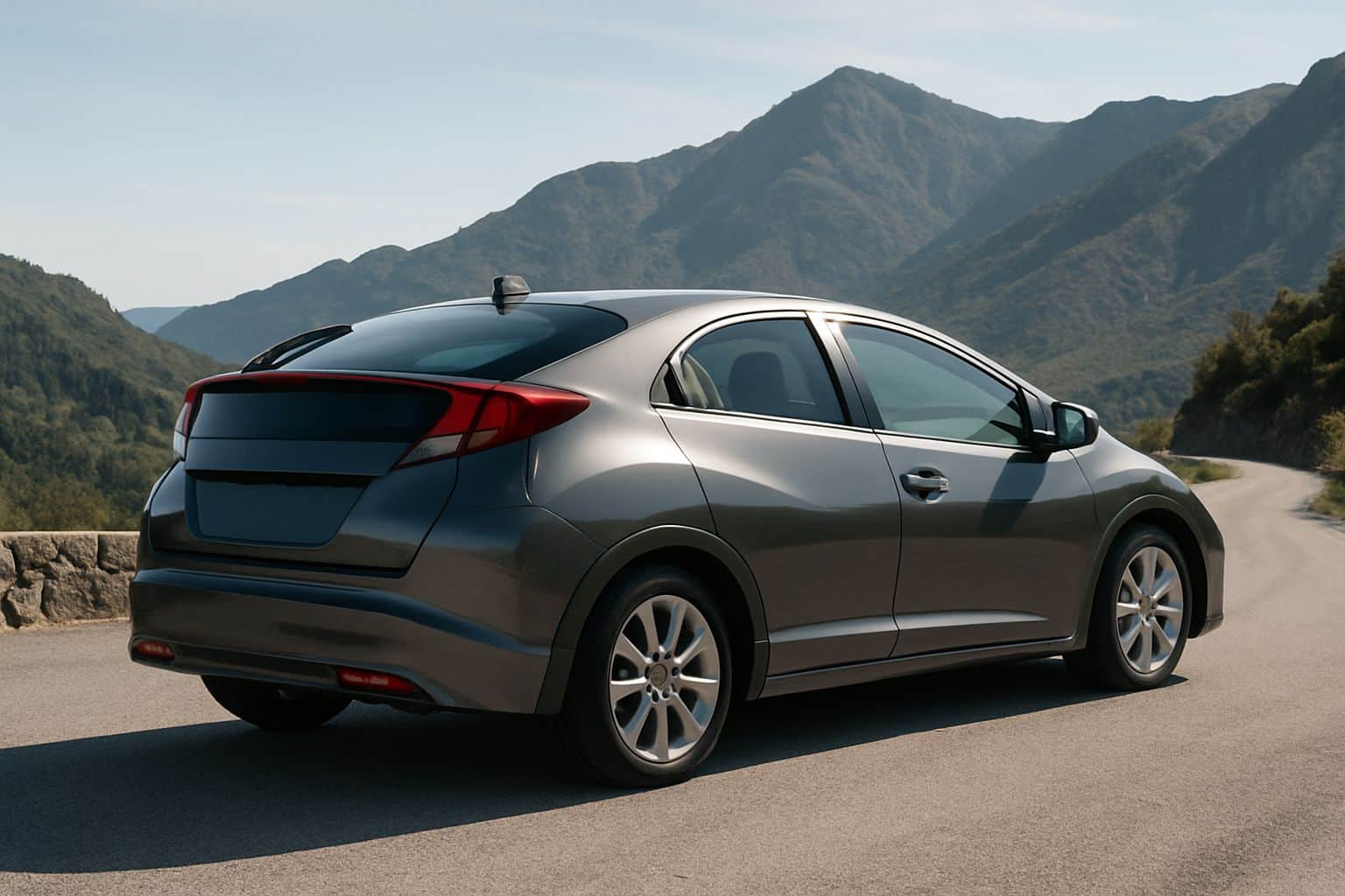 Finance Honda Civic - honda civic hatchback 2012 2017 rear angle