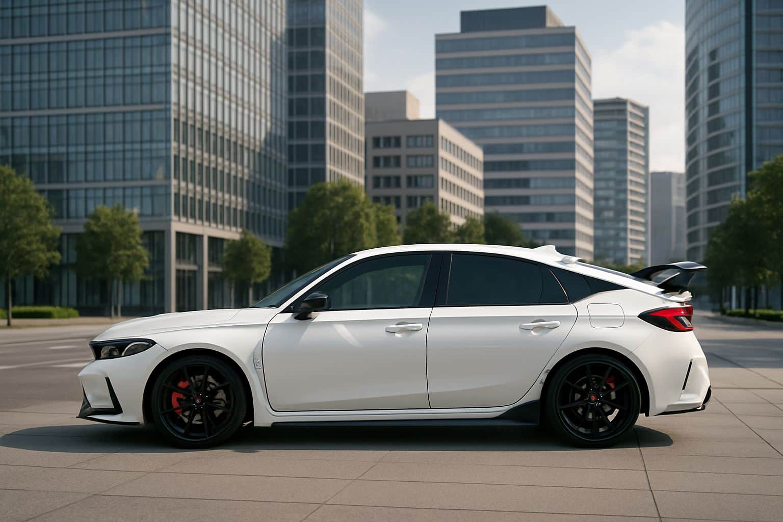 Finance Honda Civic - honda civic type r 2023 onwards full side profile