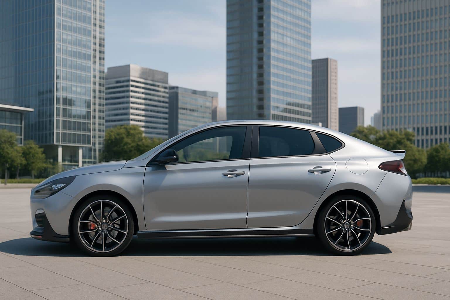 Finance Hyundai i30 - hyundai i30 fastback n 2019 2020 full side profile