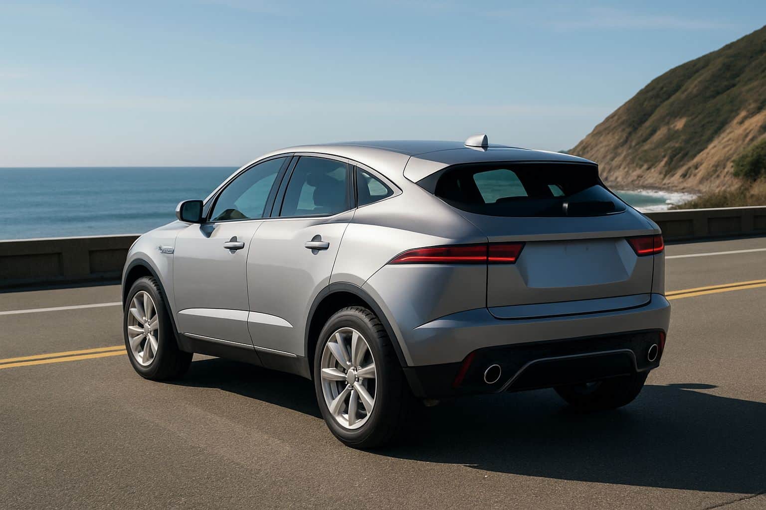 Finance Jaguar E-Pace - jaguar e pace suv 2017 onwards rear angle