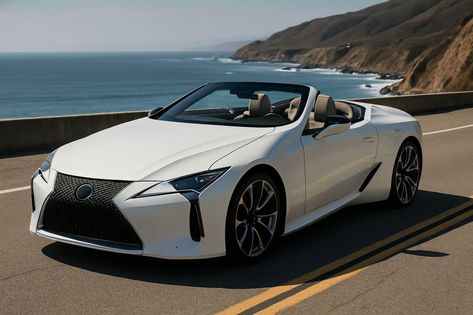 Finance Lexus LC - lexus lc convertible 2020 onwards front angle