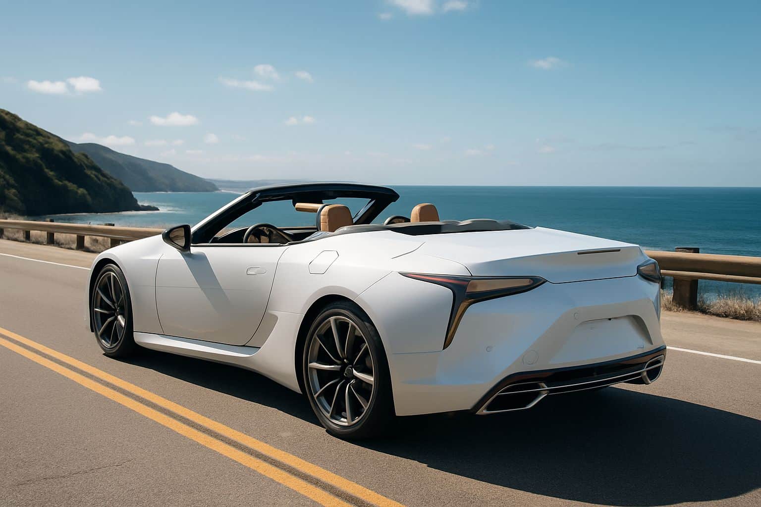 Finance Lexus LC - lexus lc convertible 2020 onwards rear angle