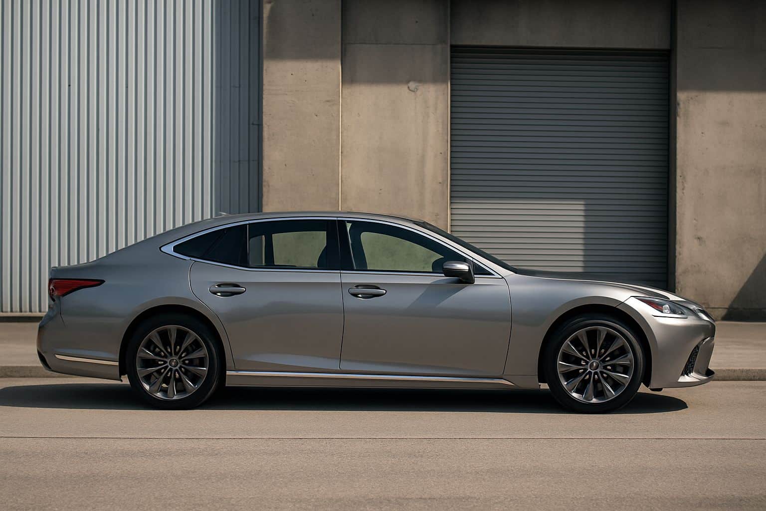 Finance Lexus LS - lexus ls saloon 2017 onwards full side profile