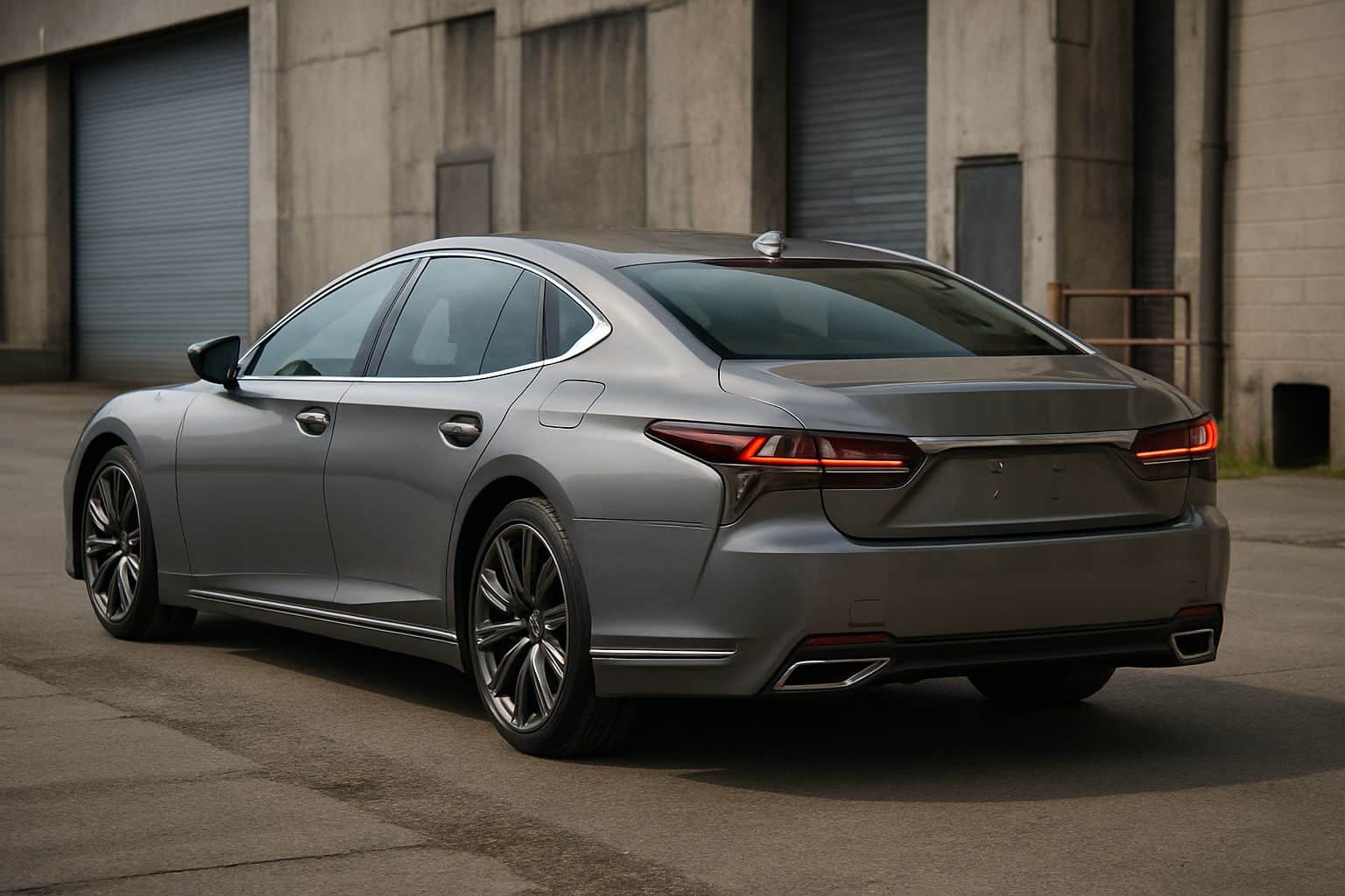 Finance Lexus LS - lexus ls saloon 2017 onwards rear angle