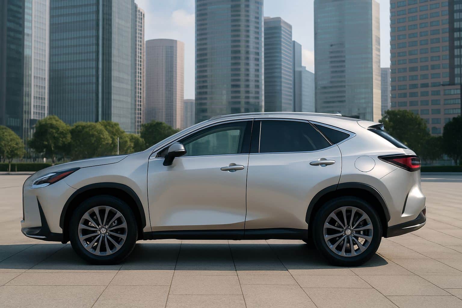 Finance Lexus NX - lexus nx suv 2021 onwards full side profile