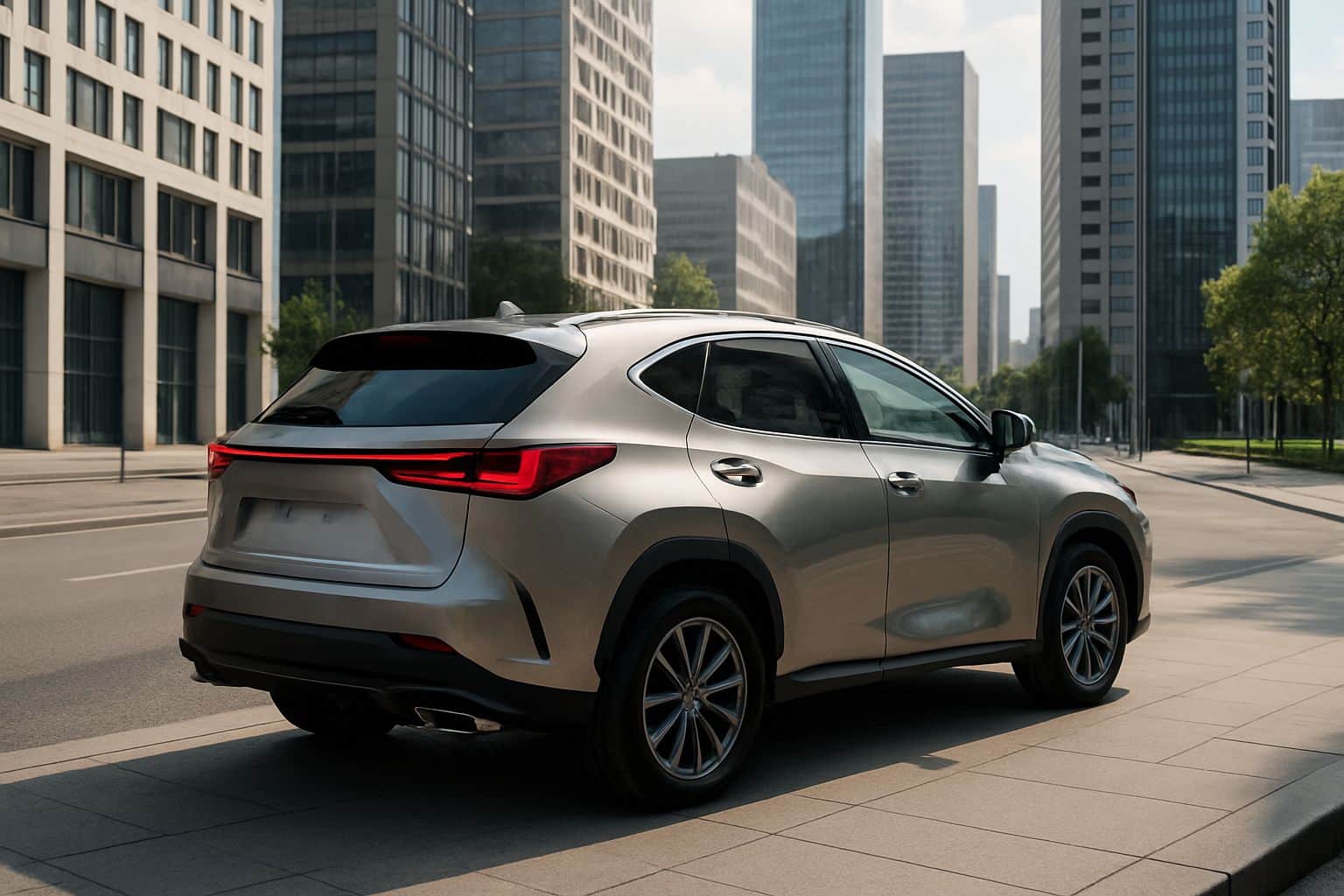 Finance Lexus NX - lexus nx suv 2021 onwards rear angle
