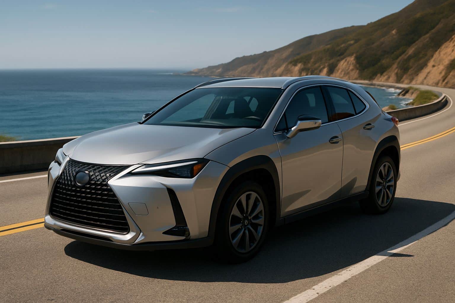 Finance Lexus UX Electric - lexus ux electric suv 2021 onwards front angle