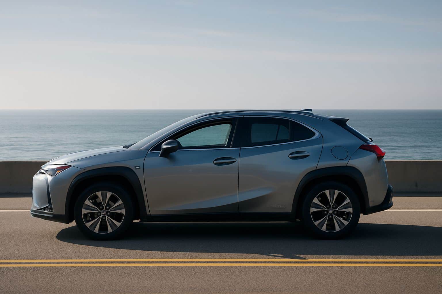 Finance Lexus UX Electric - lexus ux electric suv 2021 onwards full side profile