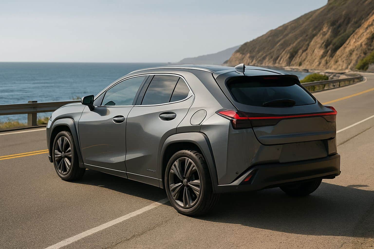 Finance Lexus UX Electric - lexus ux electric suv 2021 onwards rear angle