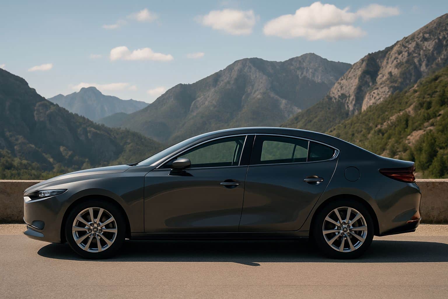 Finance Mazda 3 - mazda 3 saloon 2019 onwards full side profile