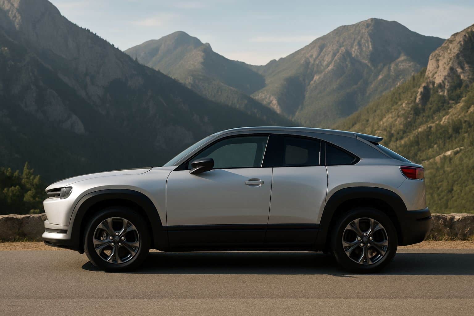 Finance Mazda MX-30 - mazda mx 30 suv 2020 onwards full side profile