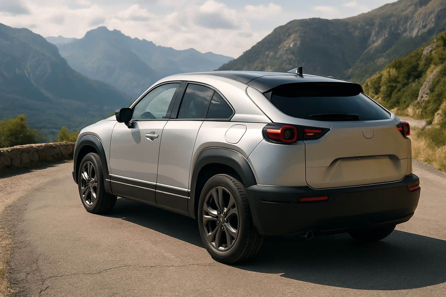 Finance Mazda MX-30 - mazda mx 30 suv 2020 onwards rear angle