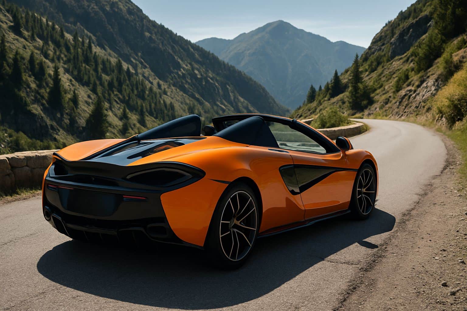 Finance McLaren 570S - mclaren 570s spider 2017 2020 rear angle