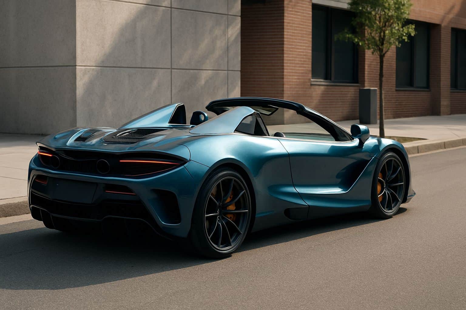 Finance McLaren 750S - mclaren 750s spider 2023 onwards rear angle