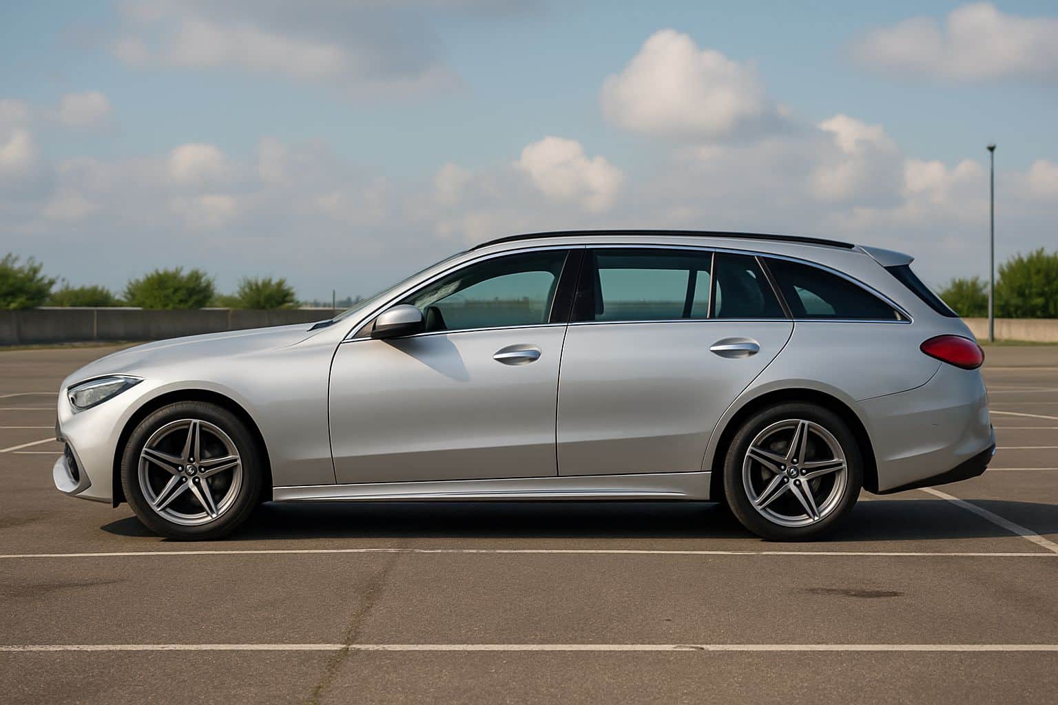 Finance Mercedes-Benz C-Class - mercedes benz c class estate 2021 onwards full side profile