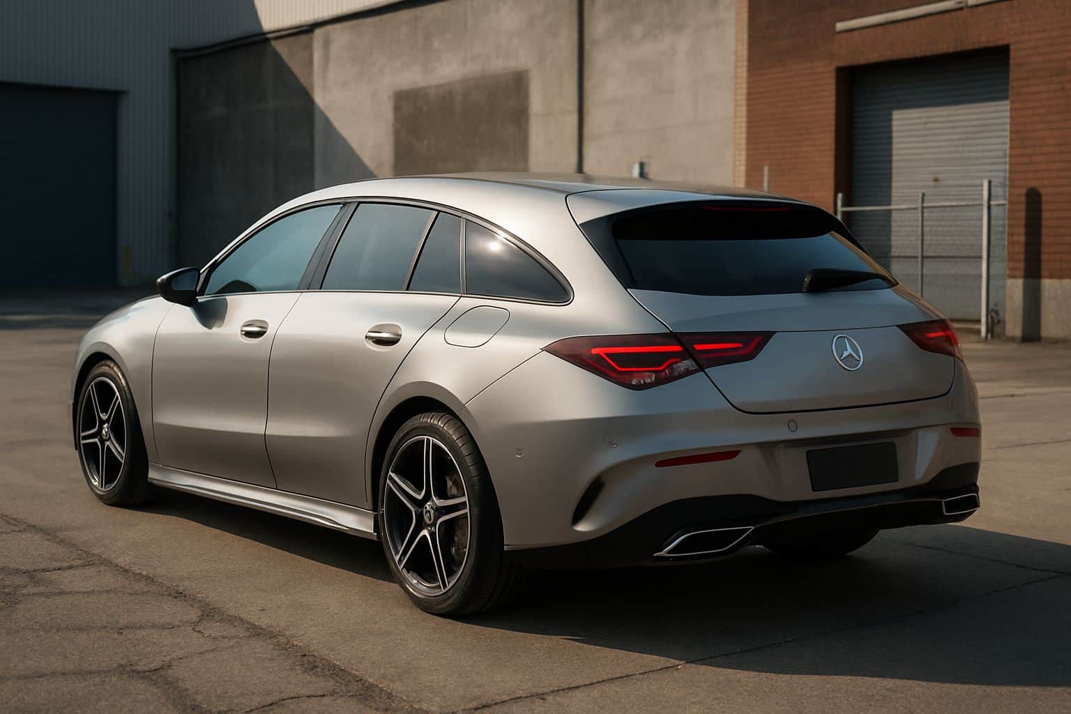 Finance Mercedes-Benz CLA - mercedes benz cla shooting brake 2019 onwards rear angle