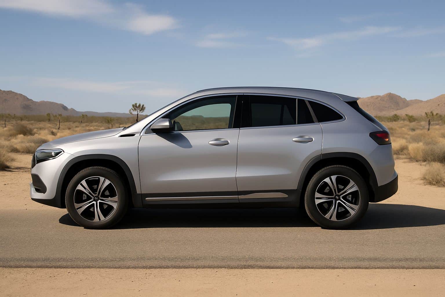 Finance Mercedes-Benz EQA - mercedes benz eqa suv 2021 onwards full side profile