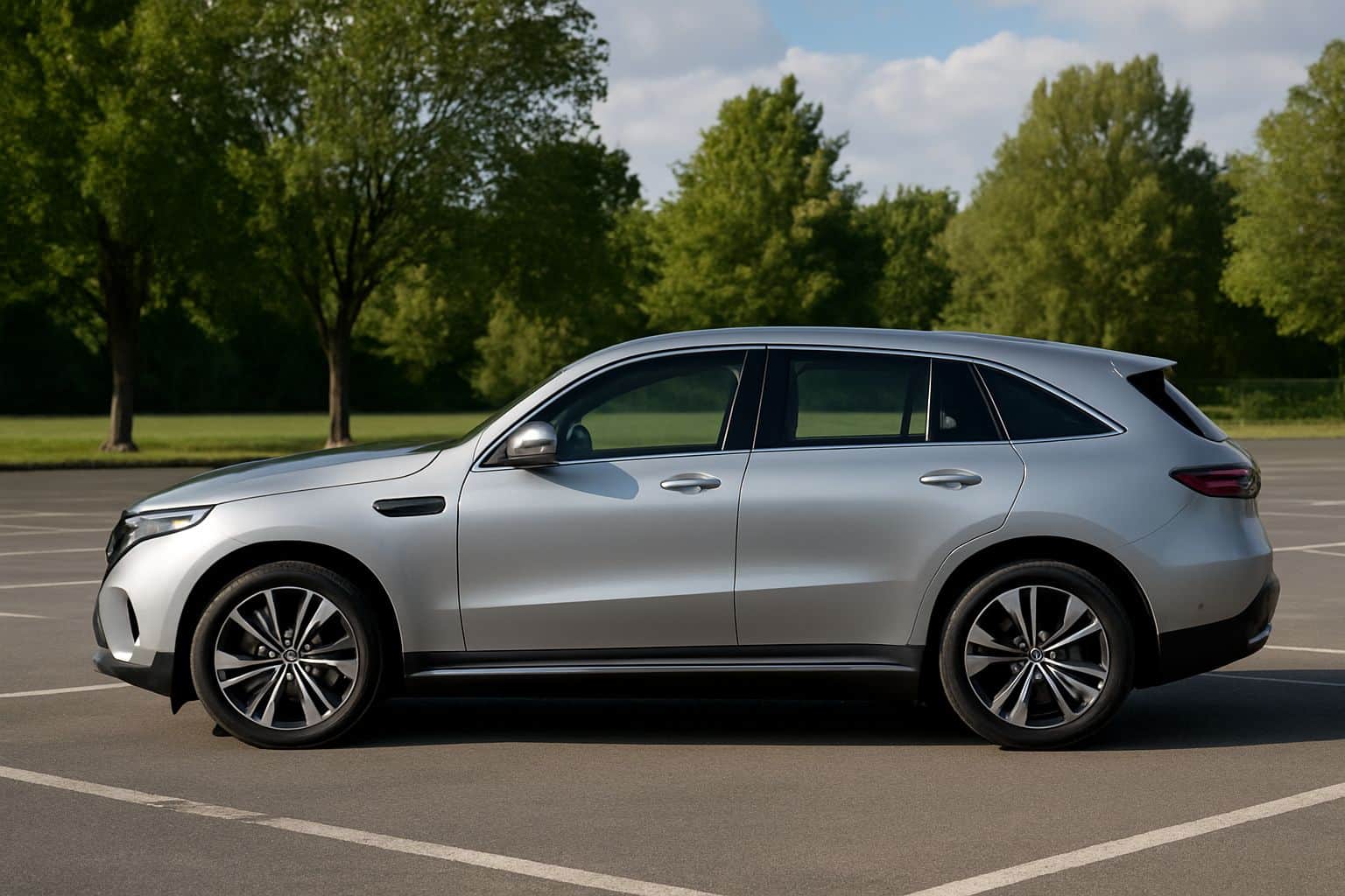 Finance Mercedes-Benz EQC - mercedes benz eqc suv 2019 onwards full side profile