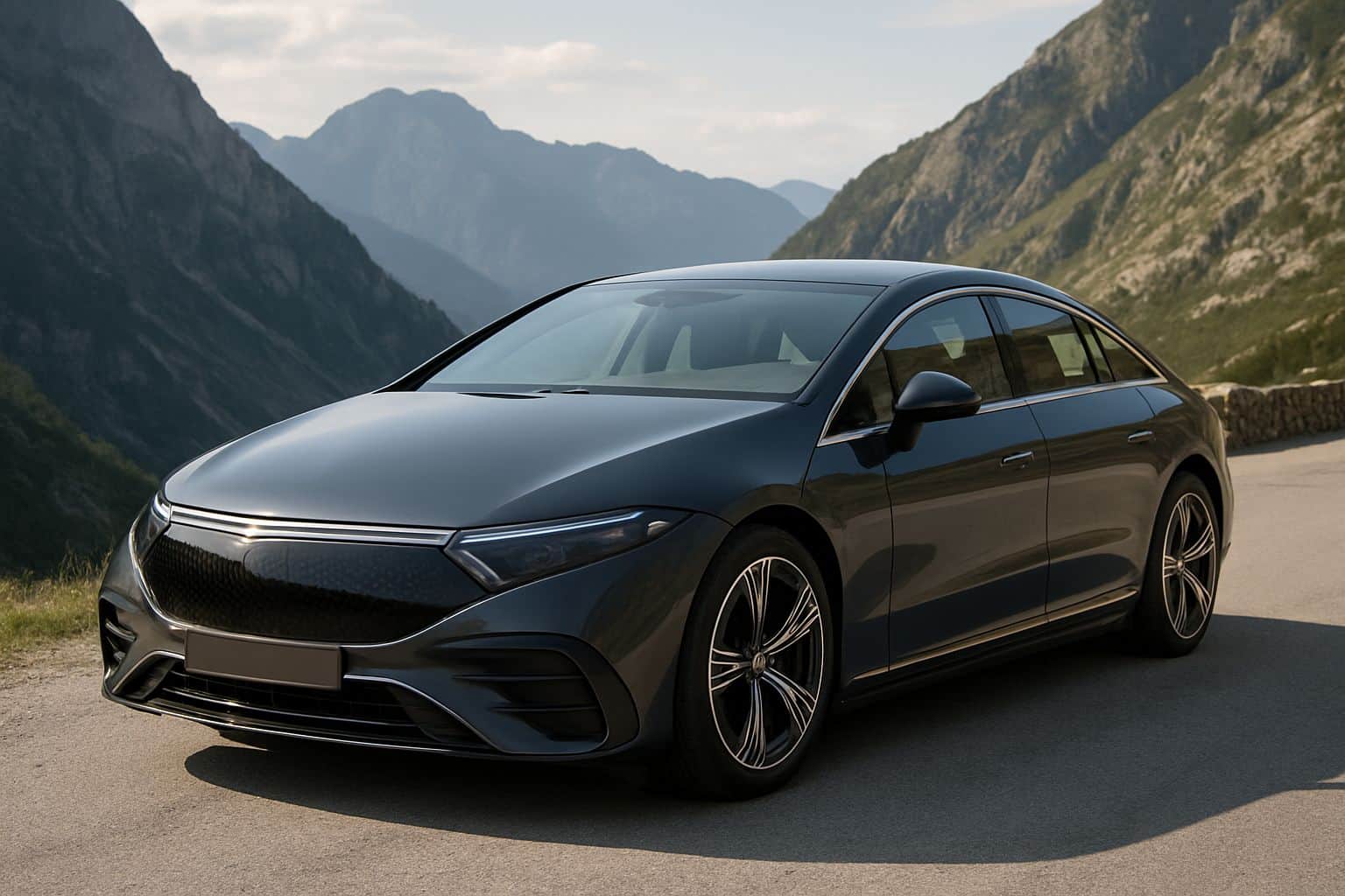 Finance Mercedes-Benz EQS - mercedes benz eqs saloon 2021 onwards front angle