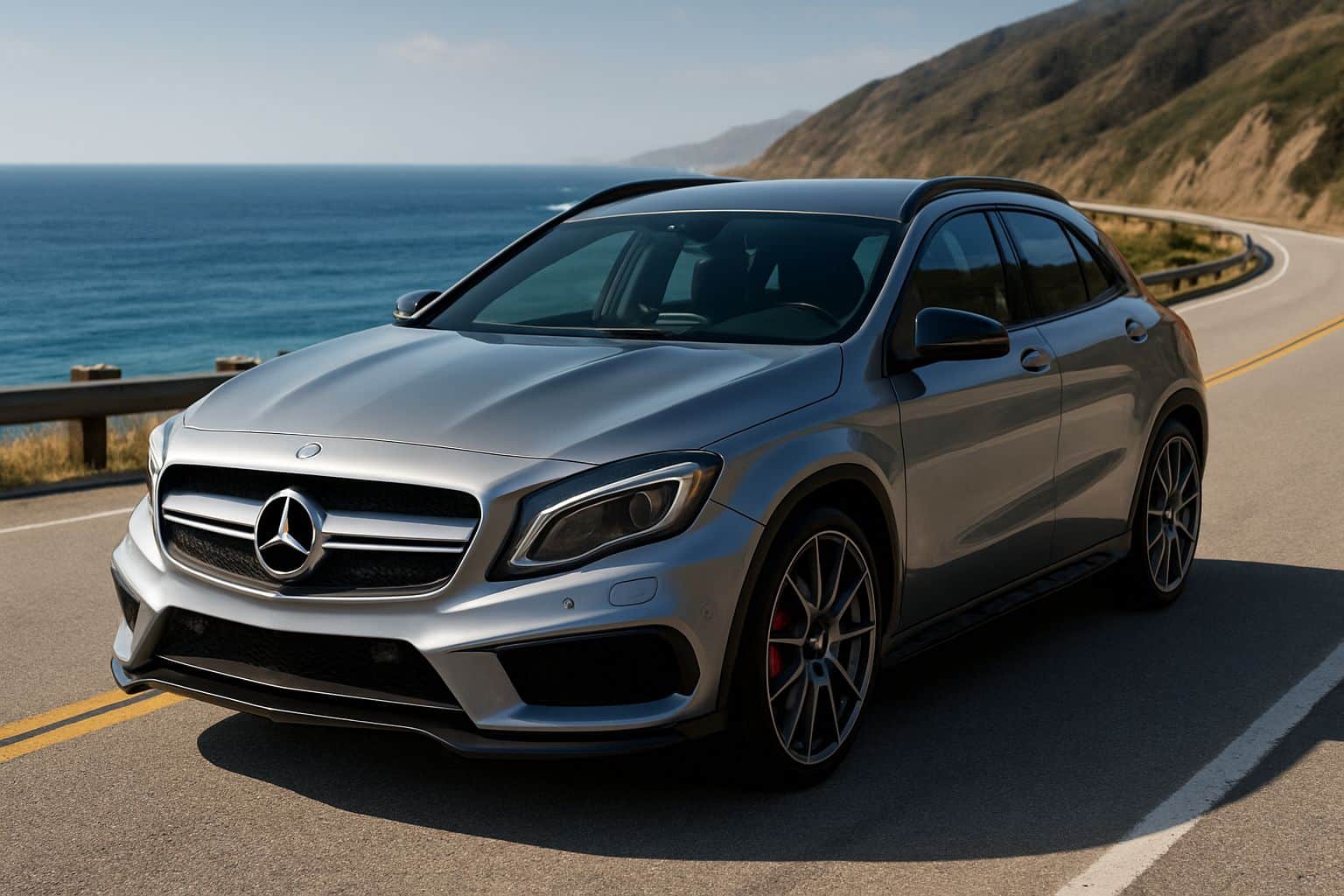 Finance Mercedes-Benz GLA-Class - mercedes benz gla class amg 2014 2017 front angle