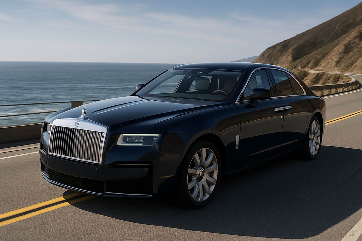 Finance Rolls-Royce Ghost - rolls royce ghost saloon 2020 onwards front angle
