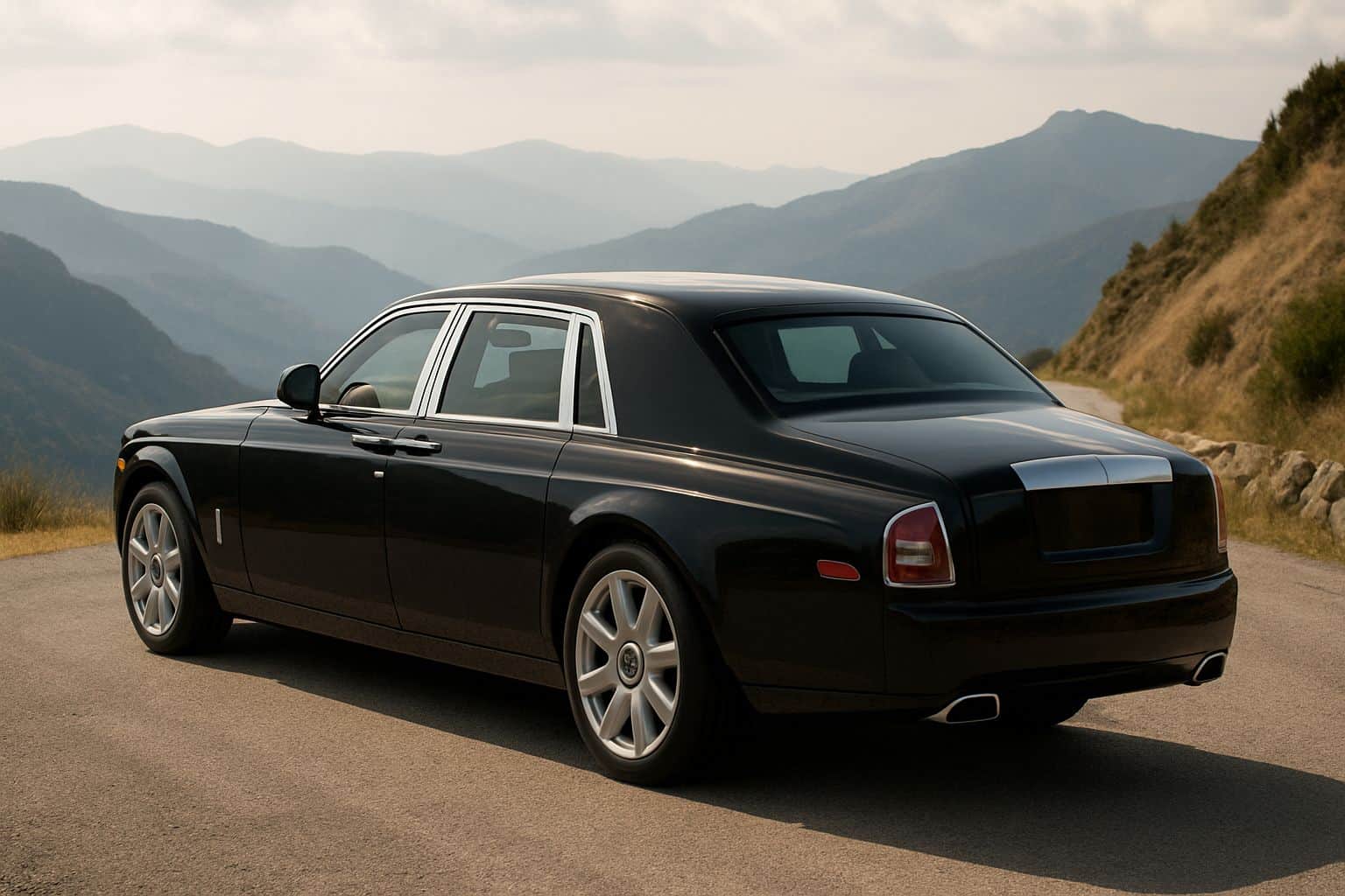 Finance Rolls-Royce Phantom - rolls royce phantom saloon 2012 2017 rear angle