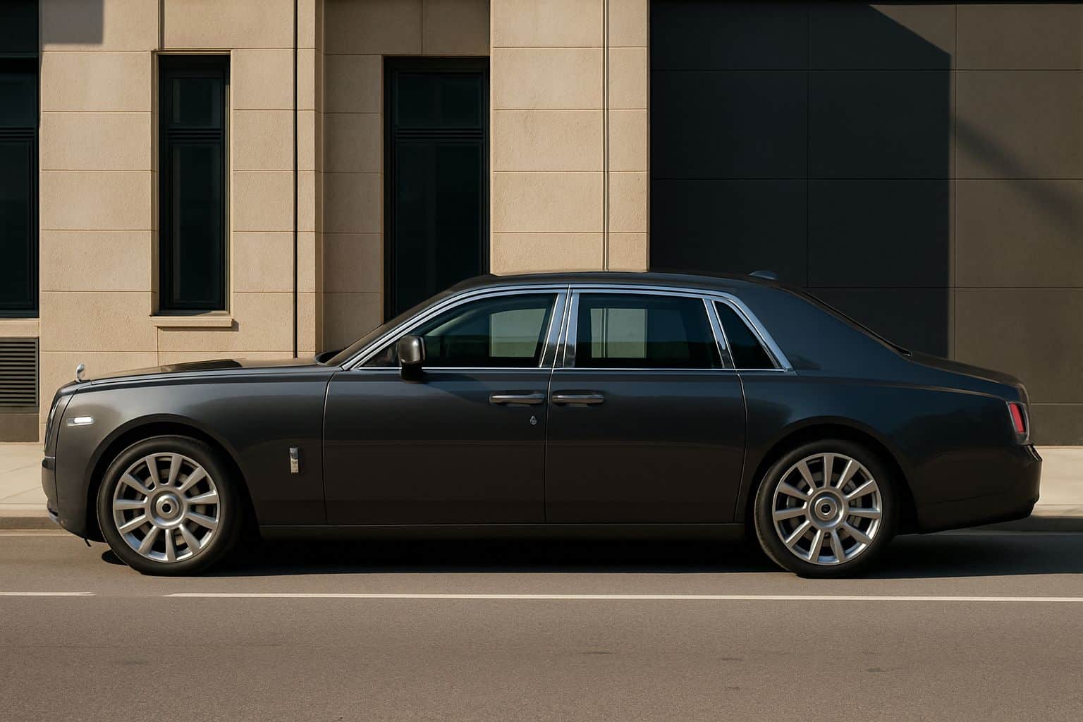 Finance Rolls-Royce Phantom - rolls royce phantom saloon 2017 onwards full side profile