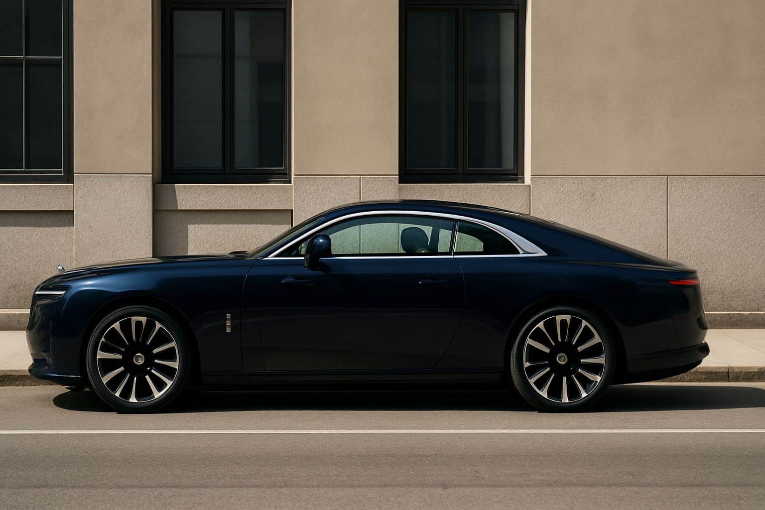 Finance Rolls-Royce Spectre - rolls royce spectre coupe 2023 onwards full side profile