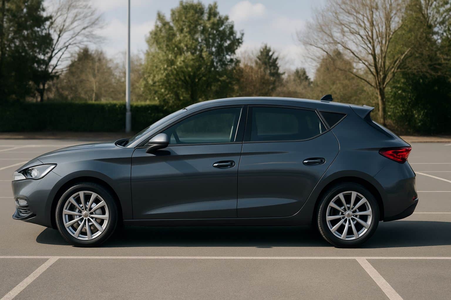 Finance SEAT Leon - seat leon hatchback 2020 onwards full side profile