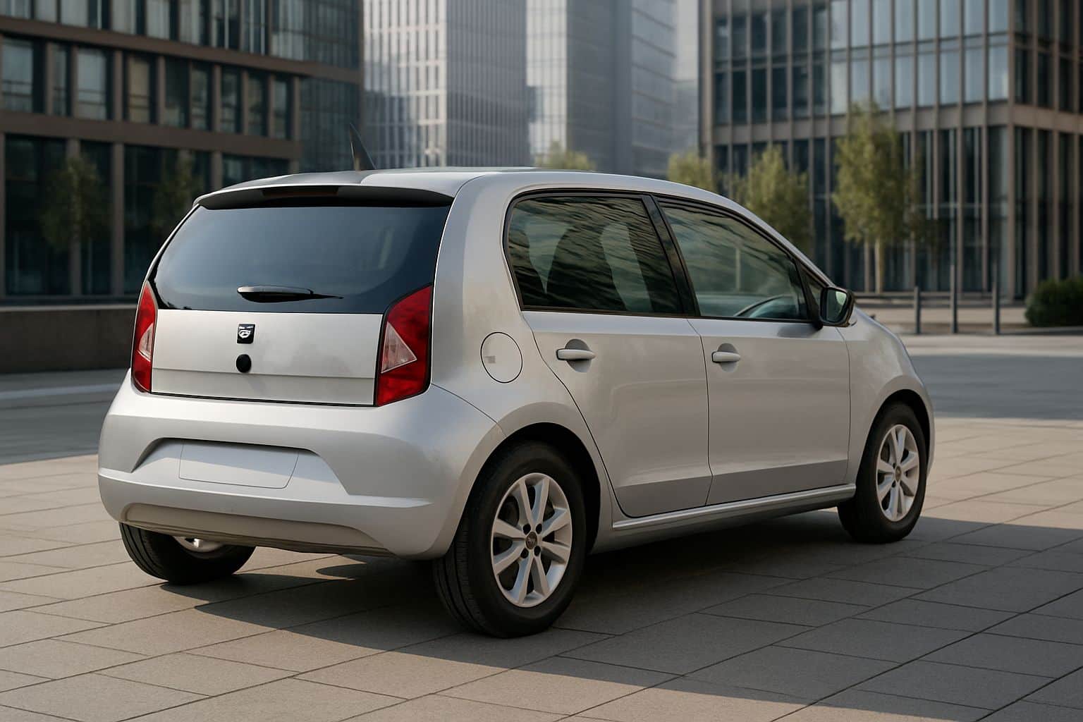 Finance SEAT Mii Electric - seat mii electric hatchback 2019 2021 rear angle