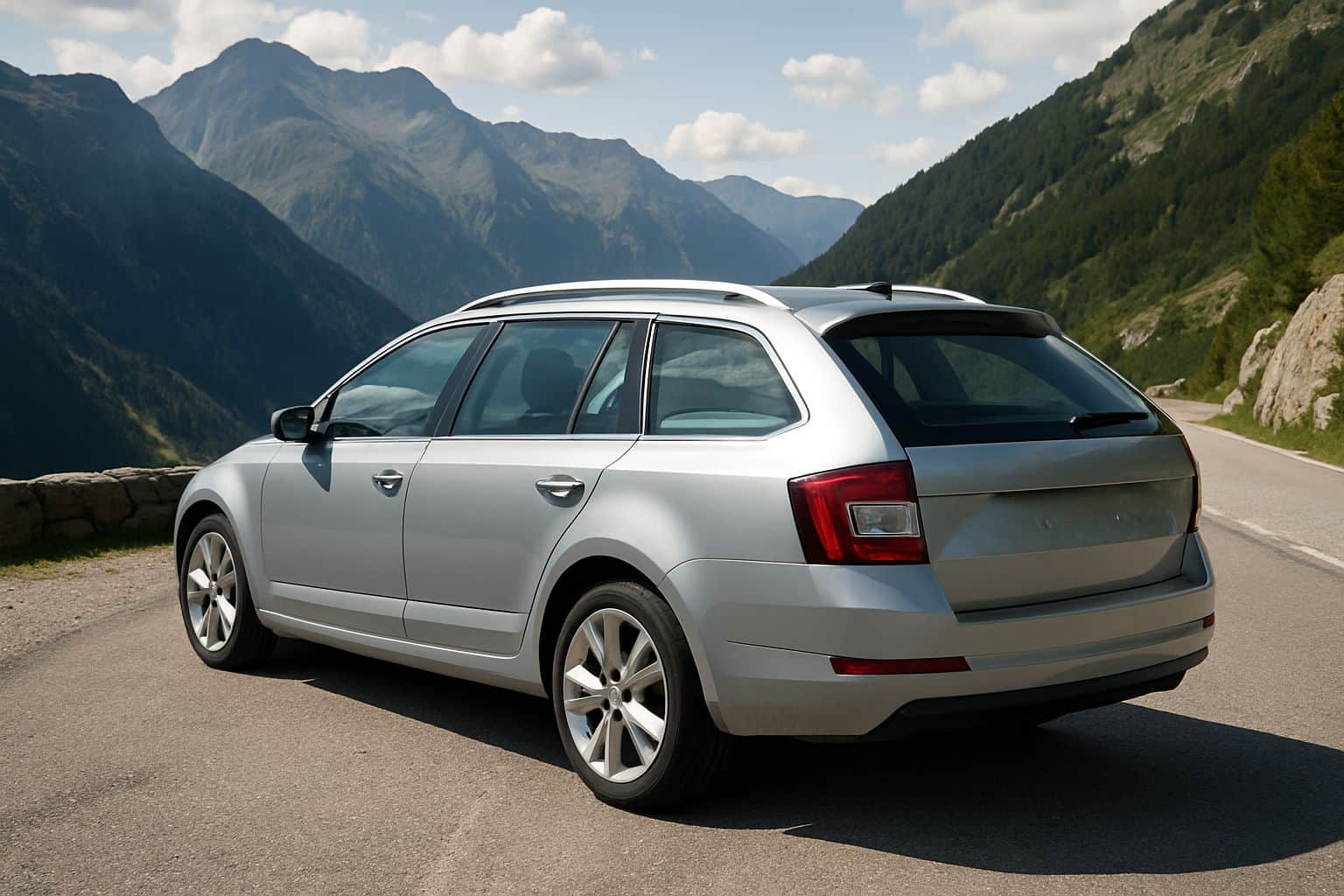 Finance Skoda Octavia - skoda octavia estate 2013 2020 rear angle