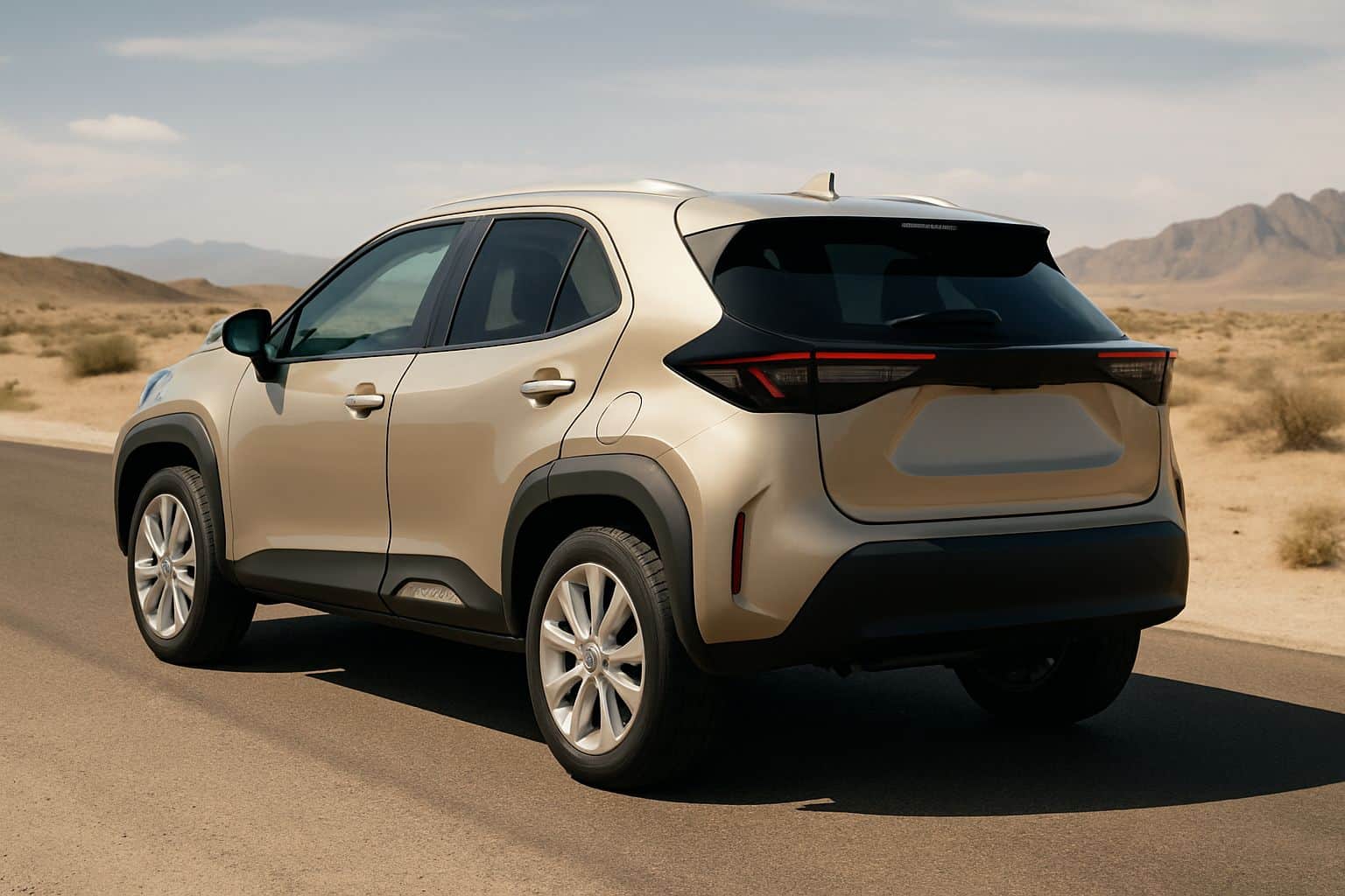 Finance Toyota Yaris Cross - toyota yaris cross suv 2021 onwards rear angle