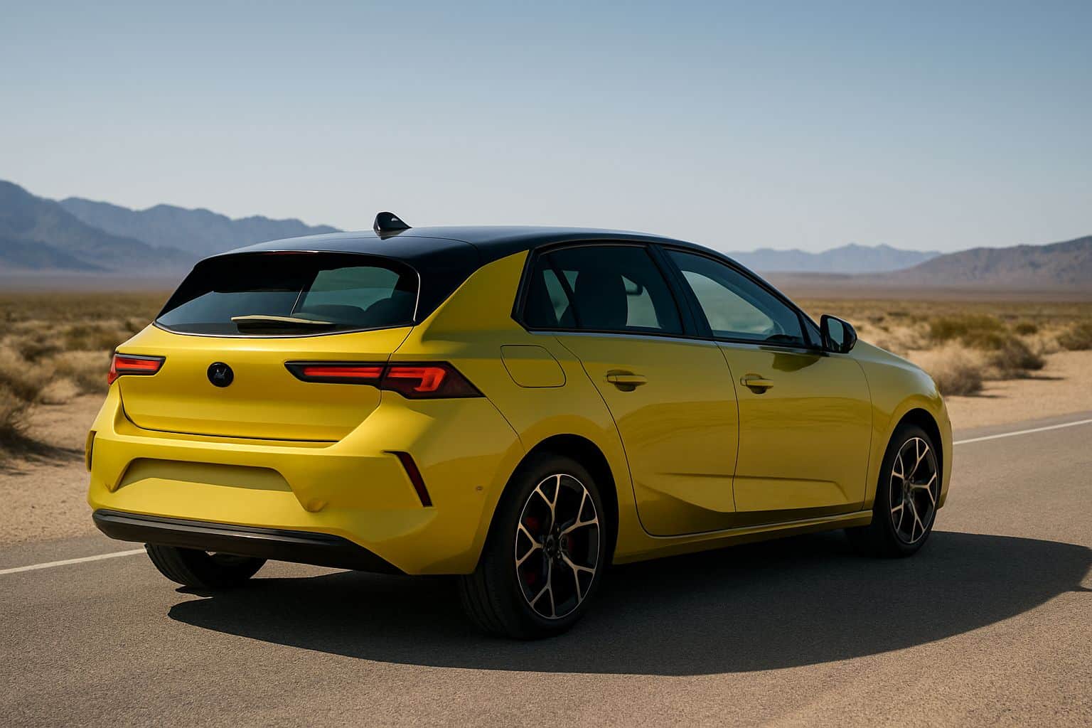 Finance Vauxhall Astra - vauxhall astra hatchback 2021 onwards rear angle