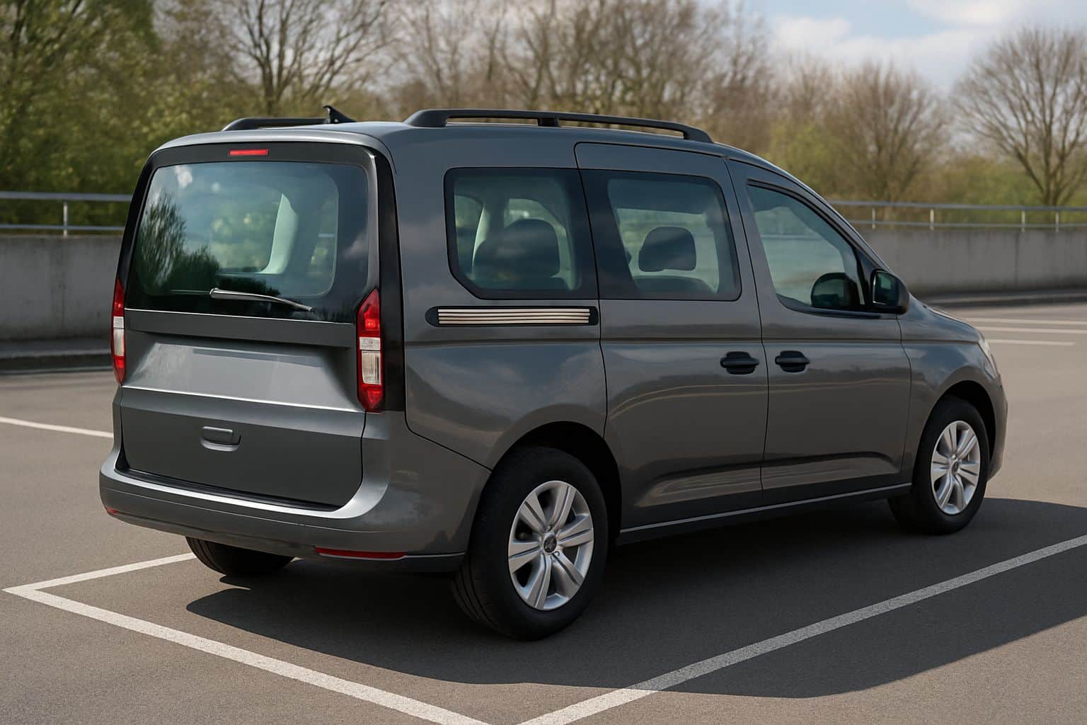 Finance Volkswagen Caddy - volkswagen caddy mpv 2021 onwards rear angle