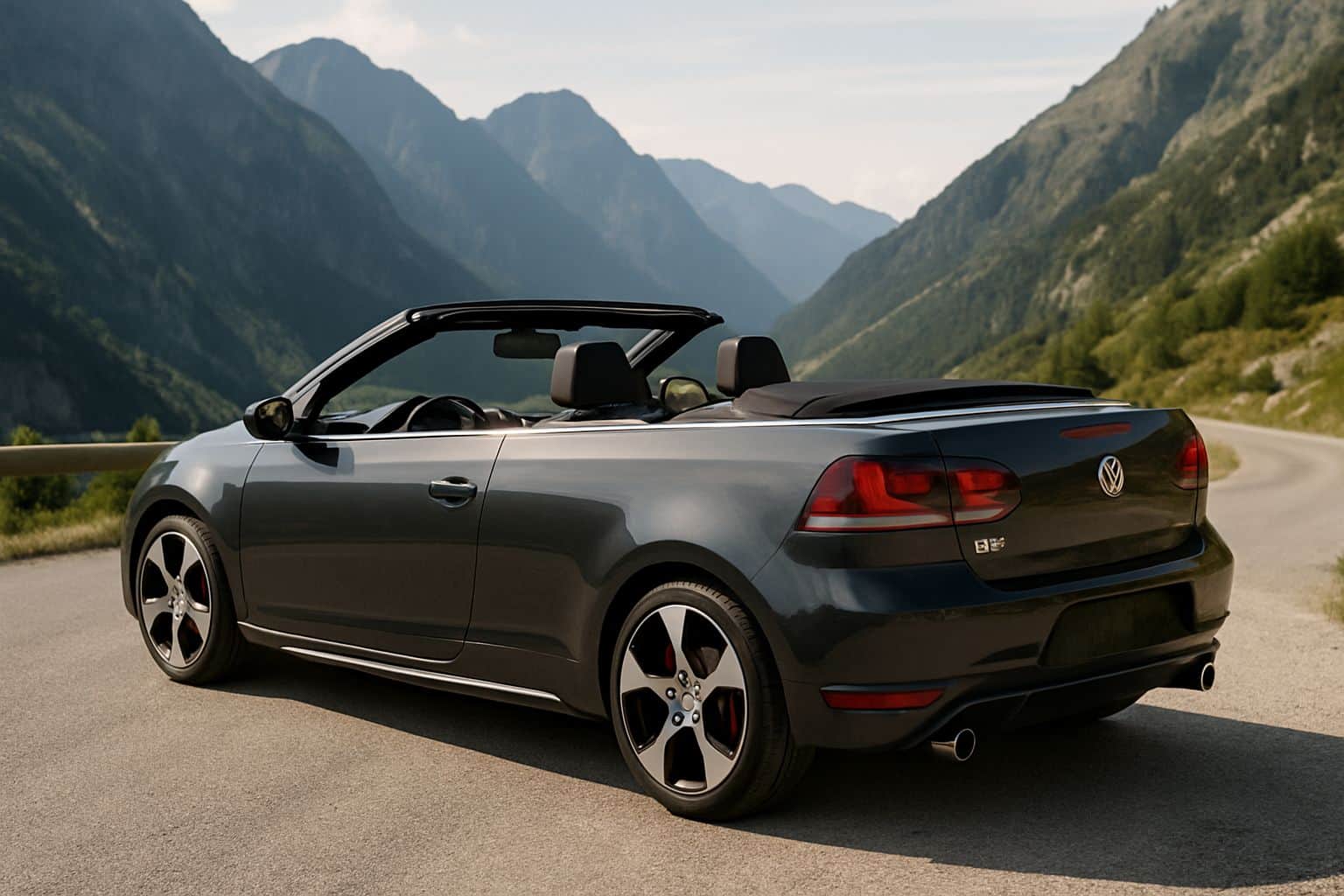 Finance Volkswagen Golf - volkswagen golf gti cabriolet 2012 2016 rear angle