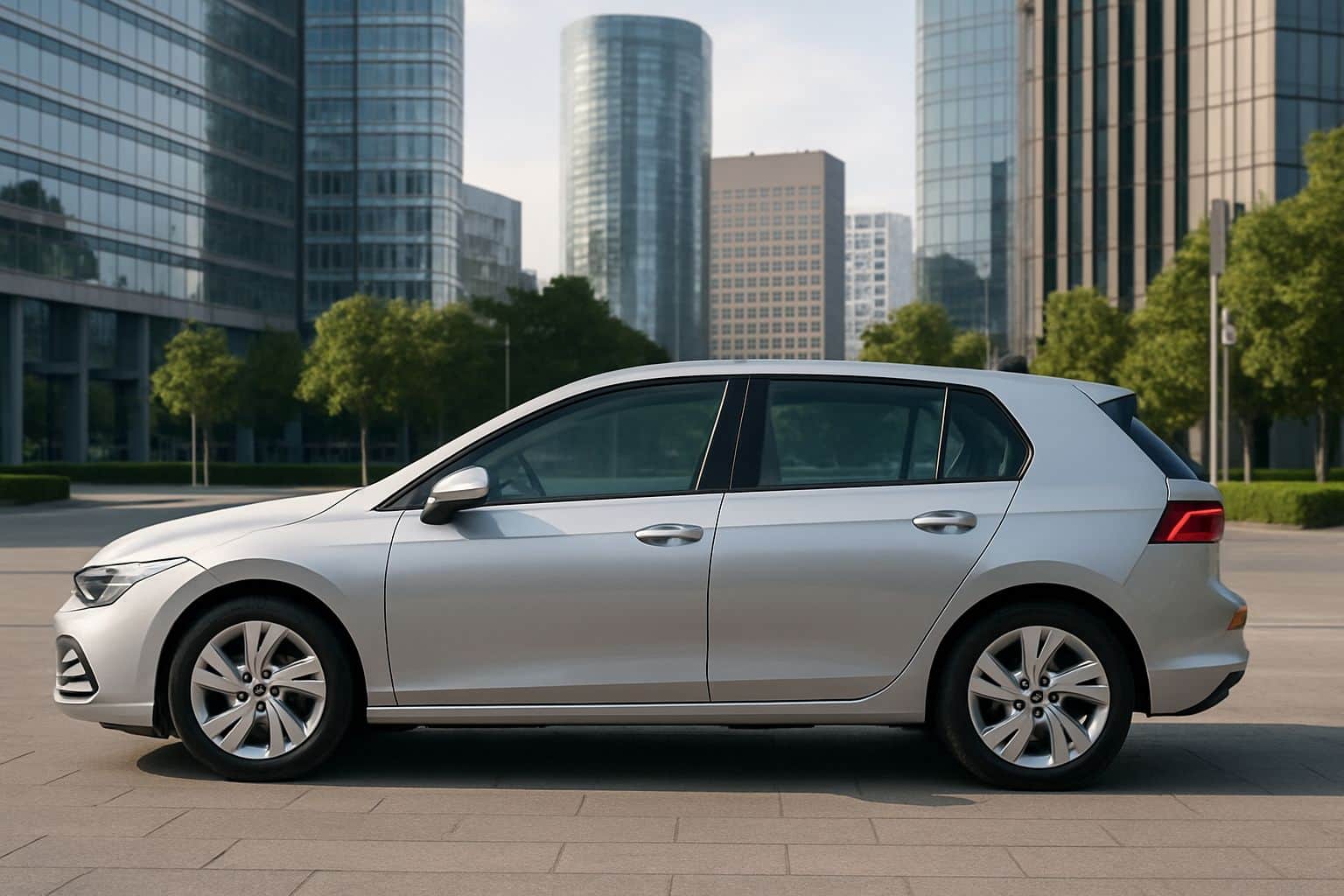 Finance Volkswagen Golf - volkswagen golf hatchback 2020 onwards full side profile