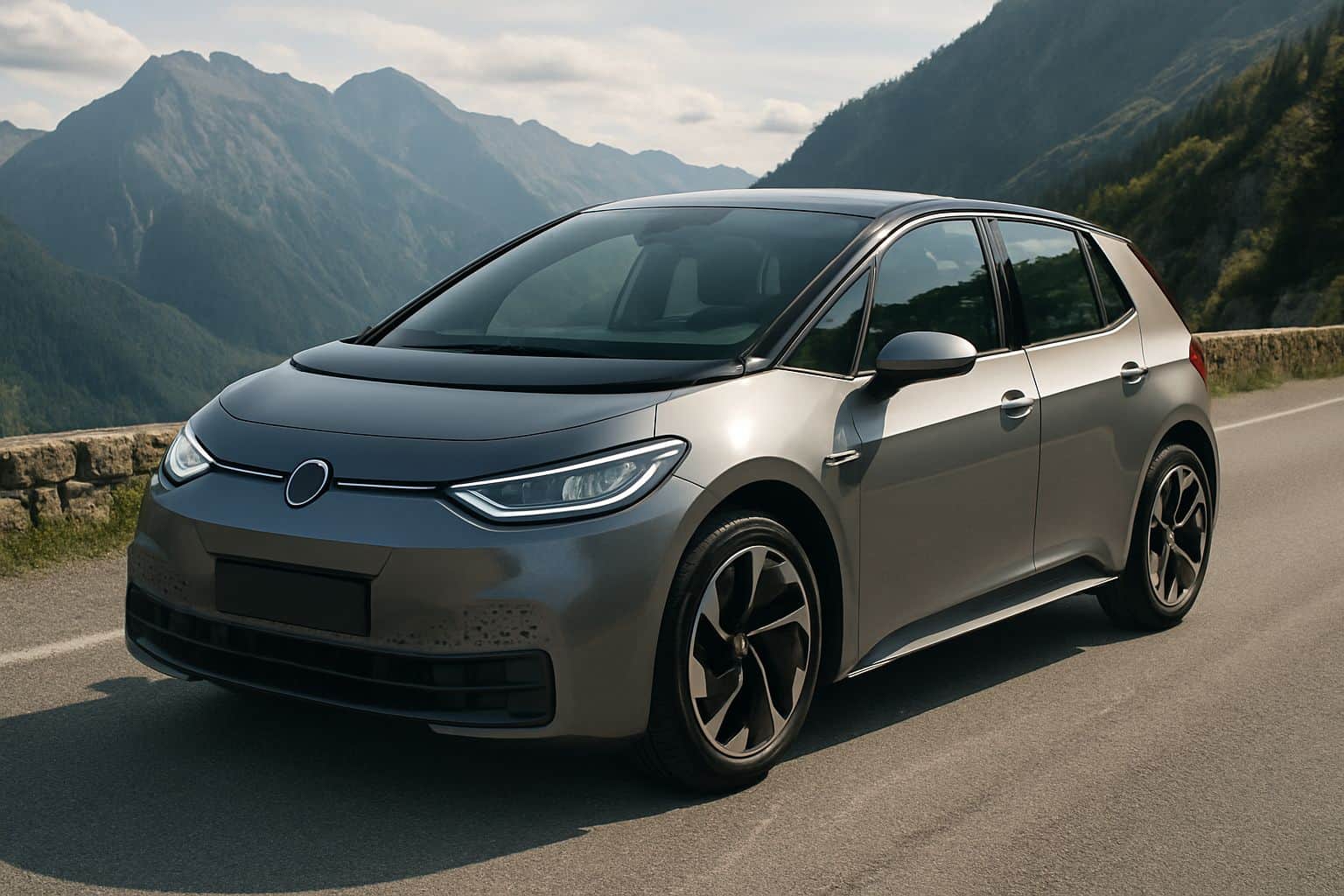 Finance Volkswagen ID.3 - volkswagen id.3 hatchback 2020 onwards front angle