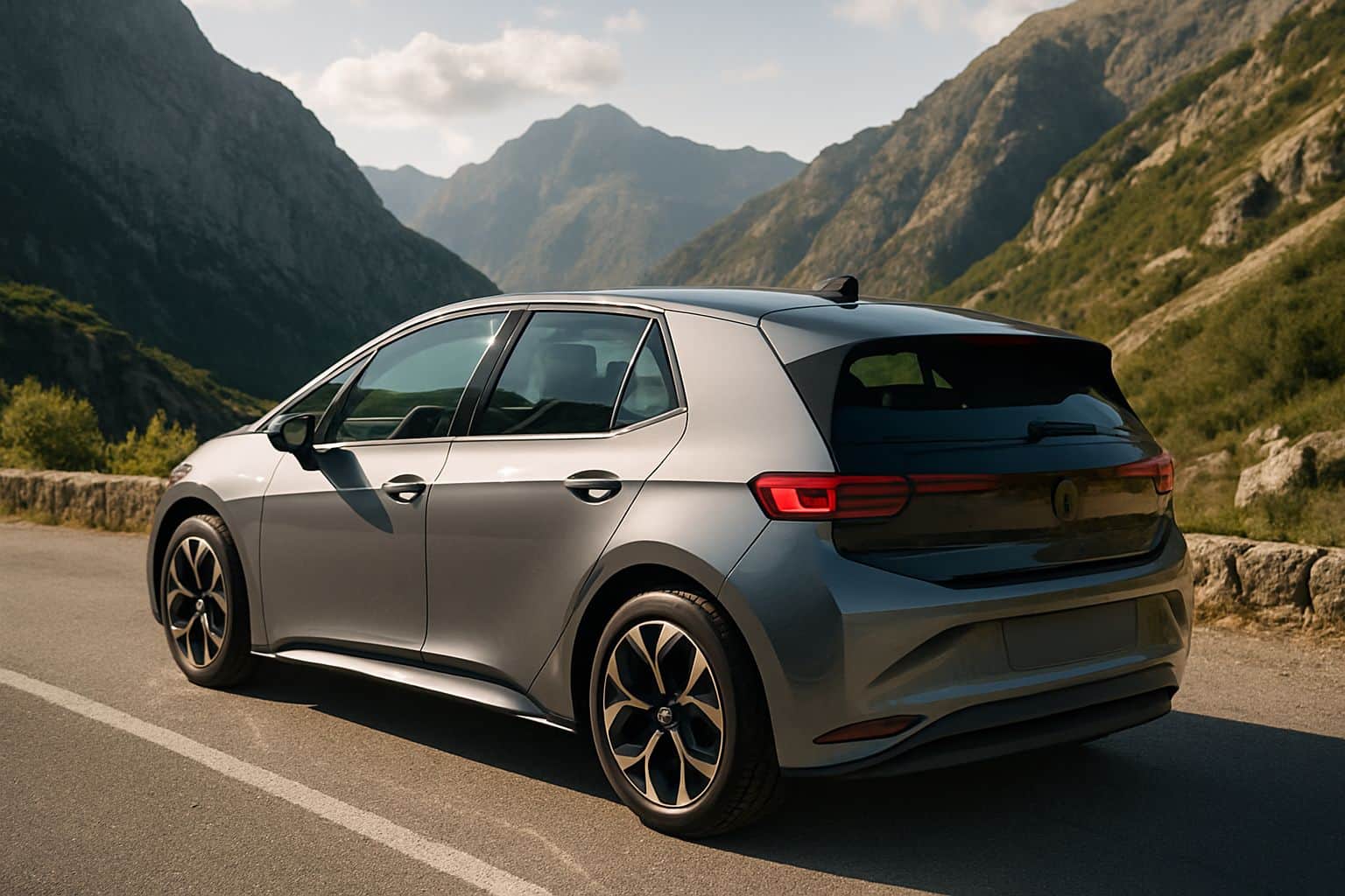 Finance Volkswagen ID.3 - volkswagen id.3 hatchback 2020 onwards rear angle